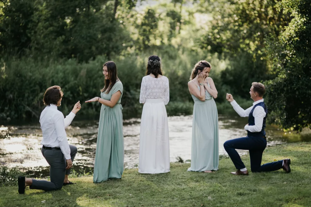 photo de mariage - témoins